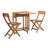 Volpe 2 - Person Wood Patio Dining Set with Rectangular Table