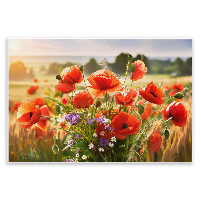  Art lumineux sur plaque de printemps ensoleillé par Alina Georgescu, H 13 po x l 19 po