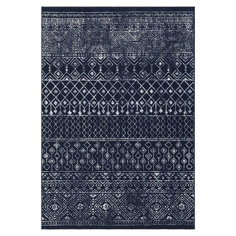 Boho Machine Washable Rug for Living Room Indoor Carpet for Home Decor Aesthetic Non-Slip Rug for Bedroom Dining Room Hallway Kitchen Office Nursery Playroom Teen Dorm