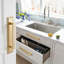 Poignées d'armoire Goo-Ki Modern Champagne Bronze
