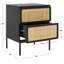 Table de chevet 2 tiroirs Prudhoe-728672435