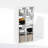 Ebern Designs Cubic Open Back Multipurpose Clothing & Closet Storage Organizer Shelf, 8-Cube, White
