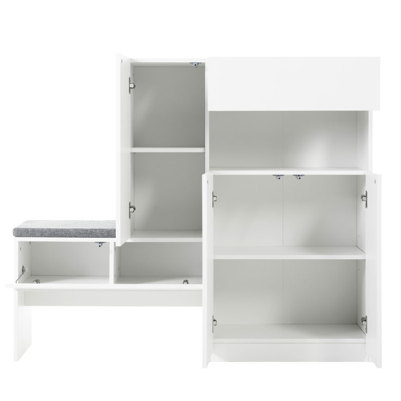 Rangement pour chaussures Alex White 21, Blanc