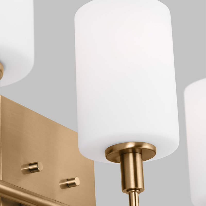 Oak Moore 3 - Light Vanity Light, Satin Brass