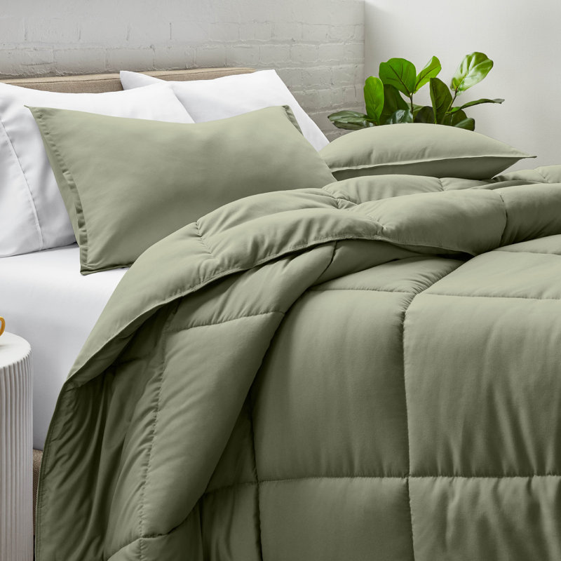 Ensemble d'édredon ultra-doux toutes saisons, ISE, Édredon double + 2 taies décoratives standards