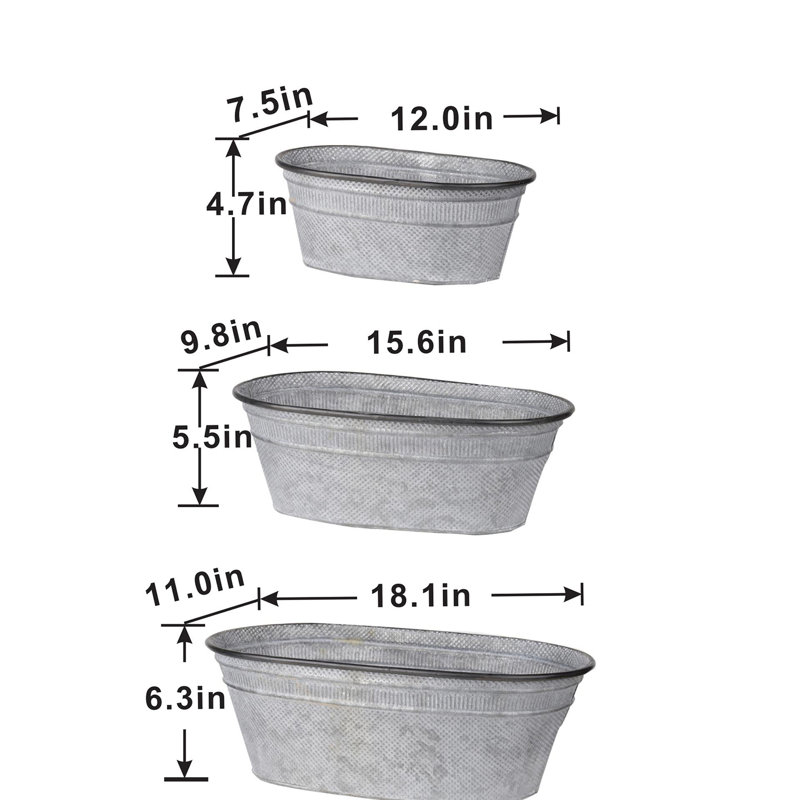 Bednarek Handmade Metal Barrel Planter