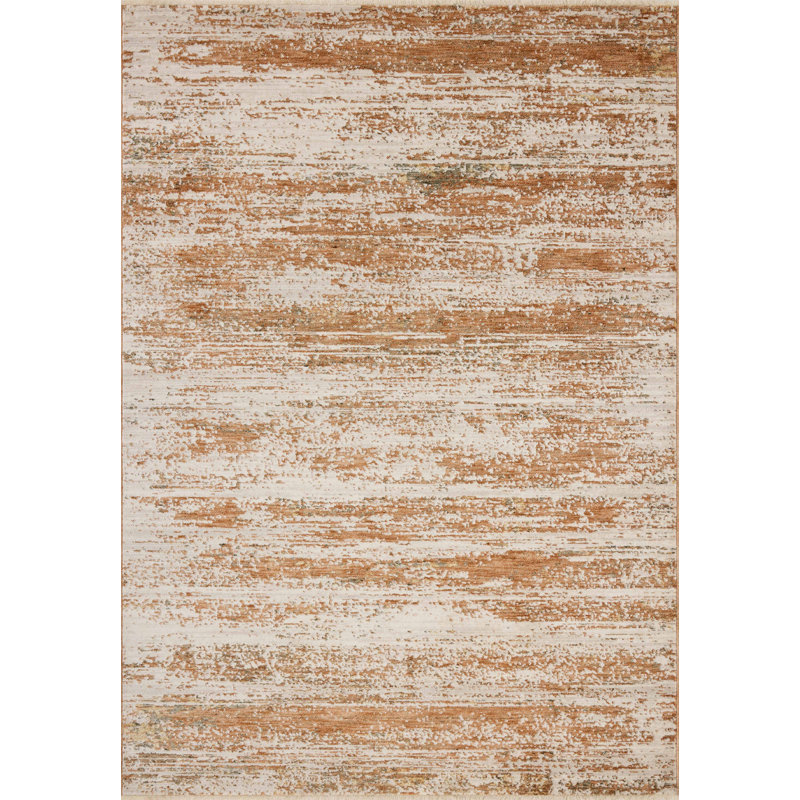 Loloi Nellie Copper / Pebble Area Rug, Rectangle 6'3" x 9'6"