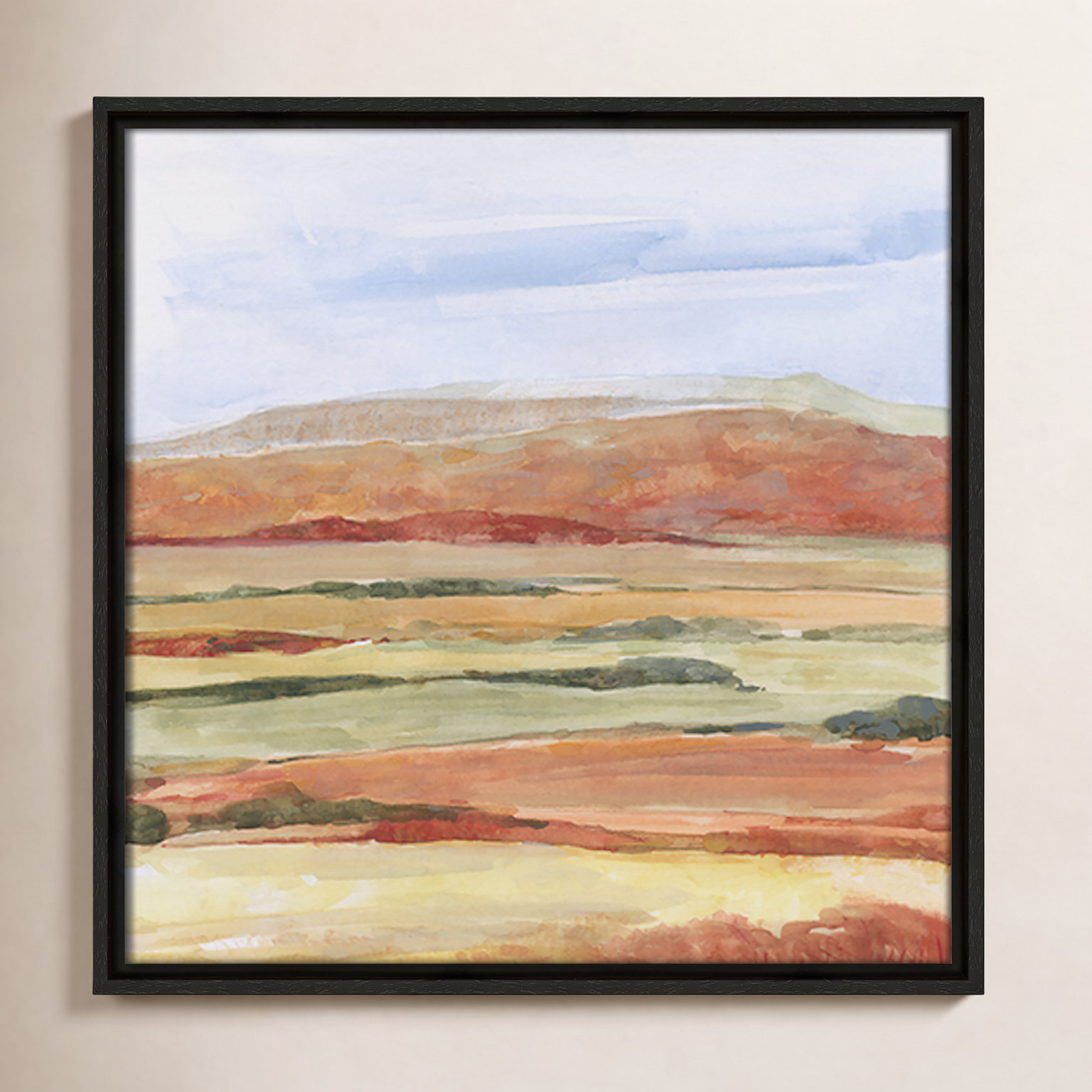Sedona Magic Print by Sally Swatland, Espresso, 17.5" H x 17.5" W x 2" D