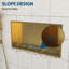 Niche de douche en acier inoxydable 25 po x 13 po-435736021