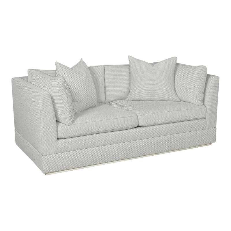 Thom Filicia Home 70.5'' Square Arm Loveseat, Wrenn, Callaloo Cotton
