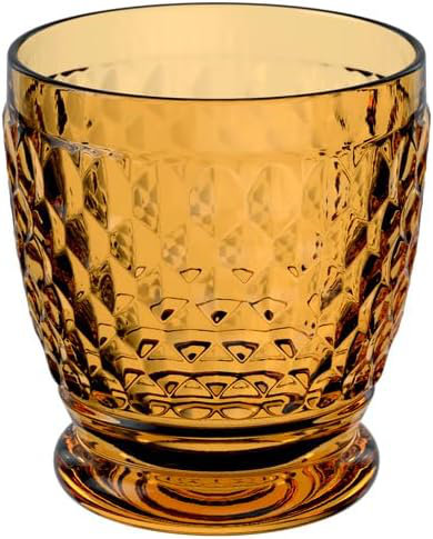 Villeroy & Boch Boston Pearl Tumbler, 11 oz, Crystal Glass Tumbler for Hot and Cold Drinks, Made in Germany, Dishwasher-Safe