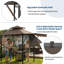 Pavillon de jardin robuste pour barbecue extérieur-125906130