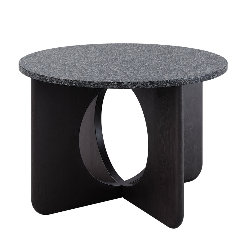 Tumble Coffee Table, Black, Black