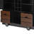 54" Farmhouse Kitchen Island with Drop Leaf-1381141716