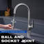 Single Handle Kitchen Faucet with Pull-Down Sprayer