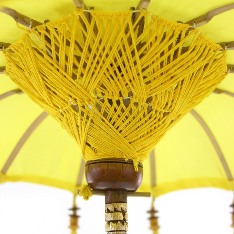 Sculpture de porte-parapluies Arnisha, Jaune