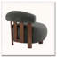 Fauteuil d'appoint en tissu Bouble-900932626