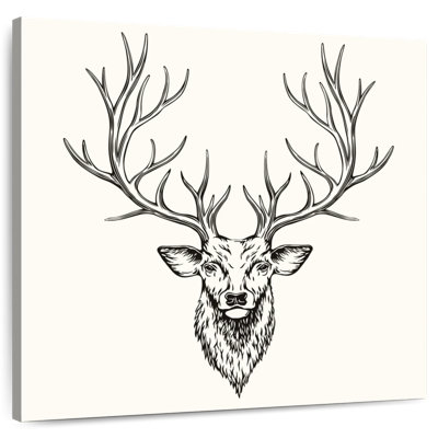 Tête de cerf Senne