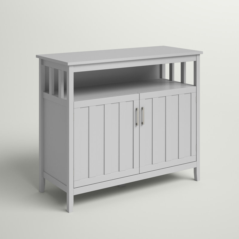 Buffet Ashalina, Gris 1, H 35,5 po x l 41,75 po x P 17,75 po