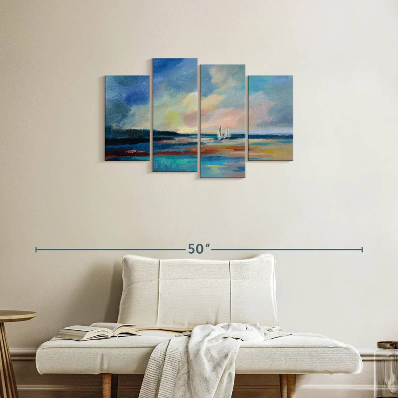 Avery Ultramarine Sea and Sky I, H 22 po x l 36 po