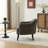 Living Room Corduroy Armchair-1204934593