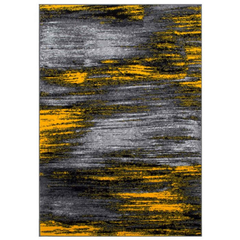 Tapis géométrique tissé à la machine, Rectangle 5 pi x 7 pi