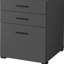 Bureau d'ordinateur Petrella, bureau à domicile, ordinateur portable, installation à gauche, à droite, tiroirs de rangement, L 48 po, bureau, métal, stratifié-607049571-608838678