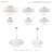 Areial 5-Light 22" Semi Flush Mount