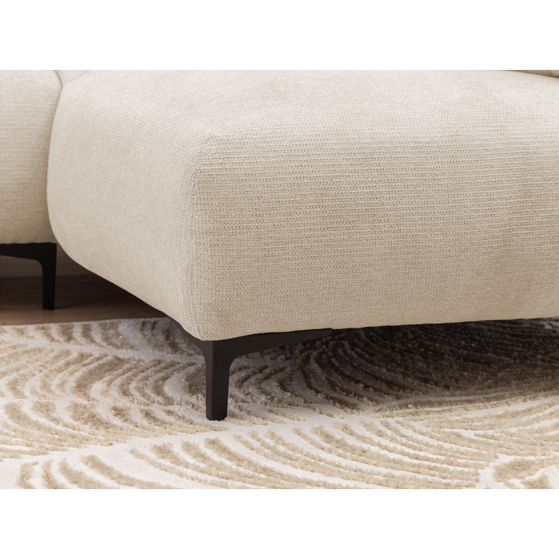 6 Seater Corner Sofa, Right Hand Facing, Beige