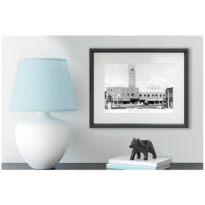 Crewe, Market Square C1960 by Francis Frith - Single Picture Frame Print, 45cm H x 60cm W x 2.3cm D