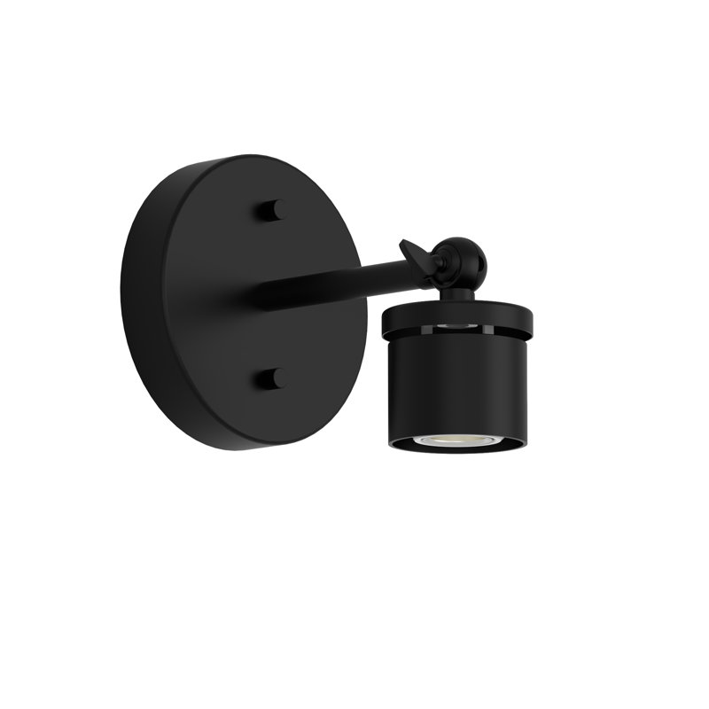 Accessoire de bras d'éclairage moderne noir