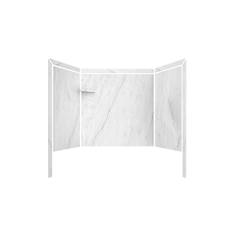 Contour de baignoire alcôve FlexStone Elite l 60 po x P 32 po x H 60 po, Huître