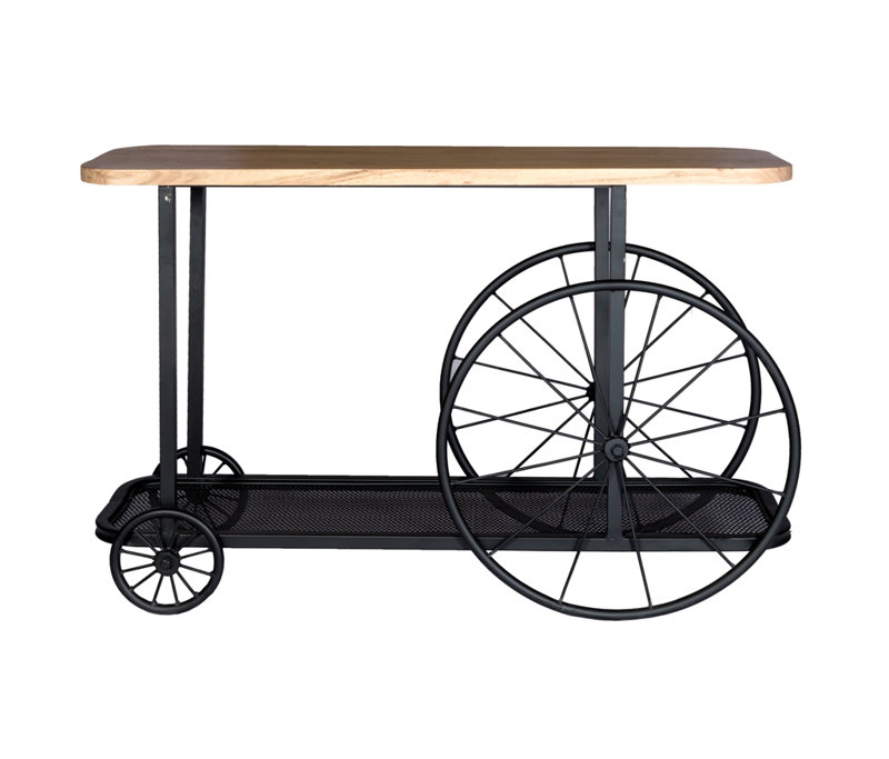 Jemma 120cm Solid Wood Top Console Table