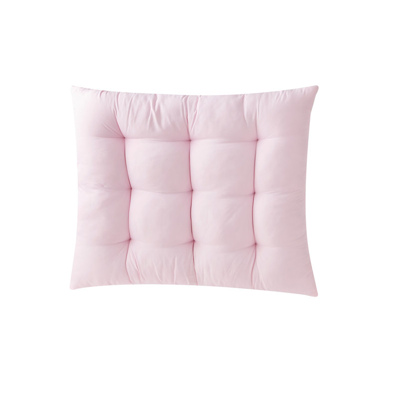 Rainha - Coussin de dossier capitonné Puffy, Crème rose