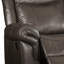 Causeuse en cuir Lydia Aire Motion avec port USB et console Lydia