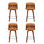Tabouret de comptoir pivotant 26 po Bresha-94298566