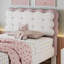 Cecilie Velvet Upholstered Bed with Wooden Frame-121836005