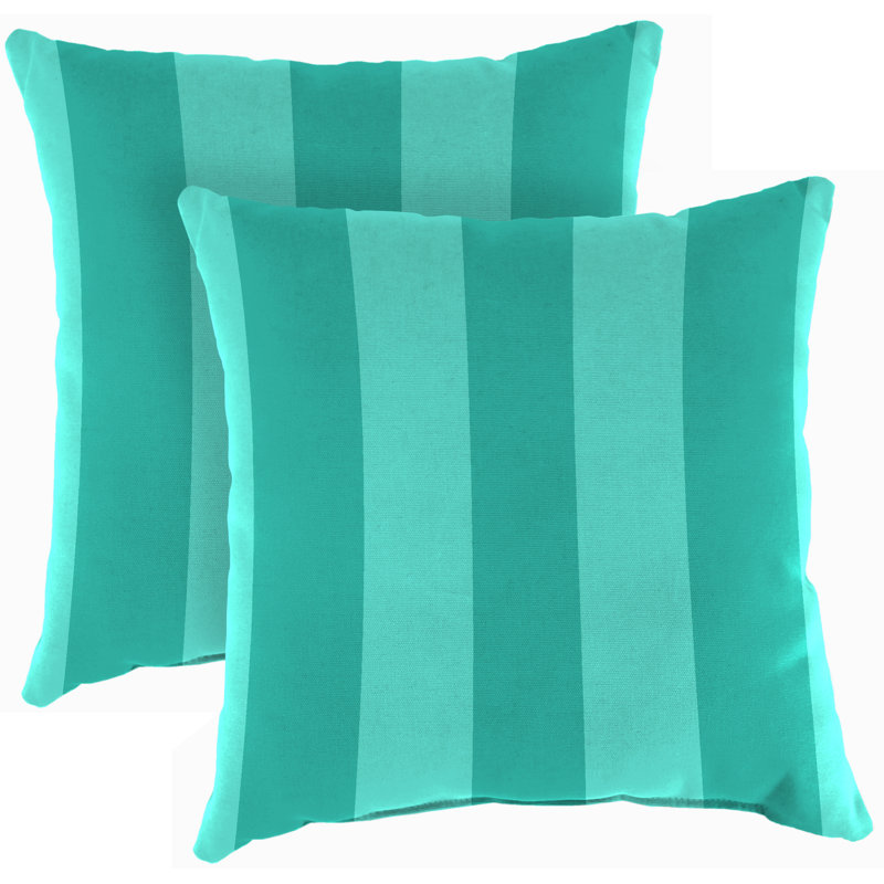 16" x 16" Outdoor Throw Pillow, Preview Lagoon
