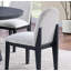 Chaise d'appoint rembourrée (ensemble de 2)