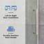 Portes de douche et de baignoire - l 59,00 po x H 60 po-97615863