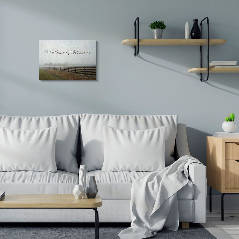 «Home and Heart», photographie, Toile tendue, H 16 po x l 20 po x P 1,5 po
