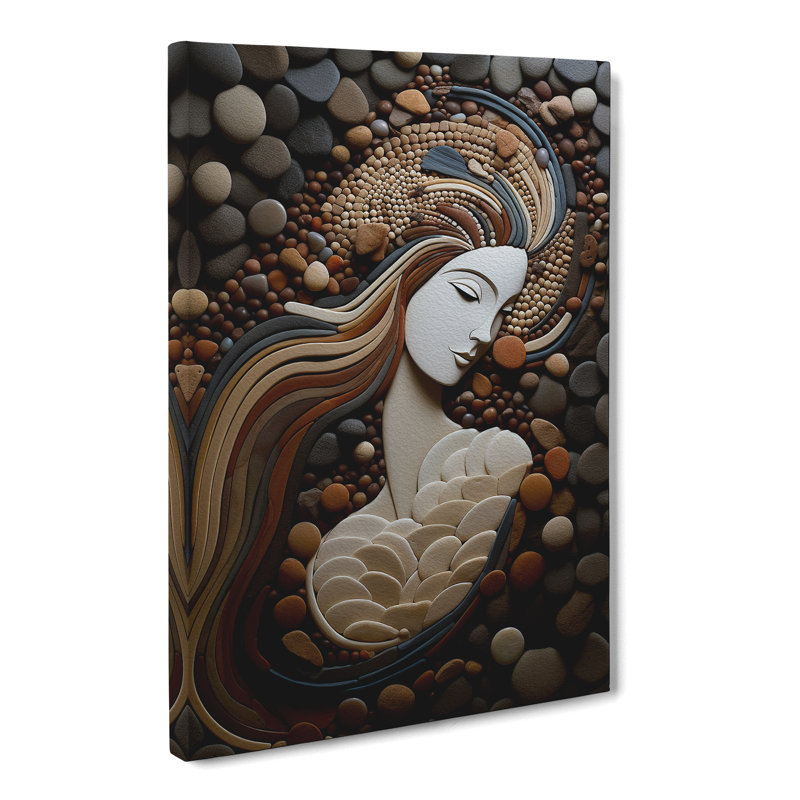 Pebbles - Wrapped Canvas, 76cm H x 50cm W x 3cm D