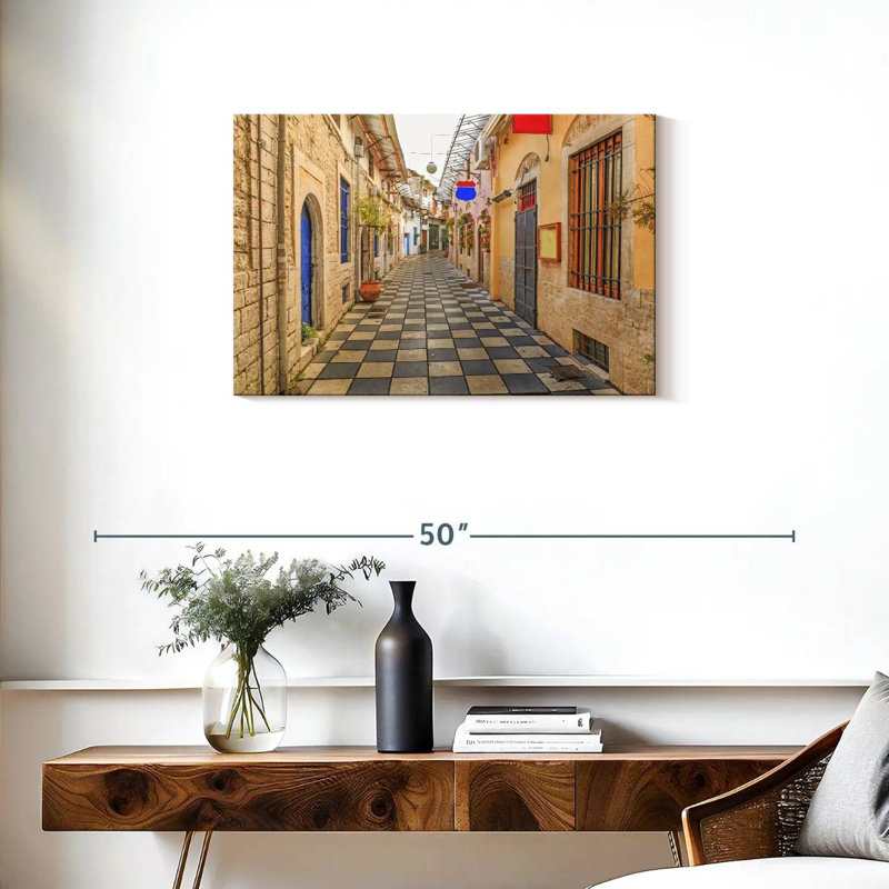 Stoa Liampei Street, 20" H x 30" W