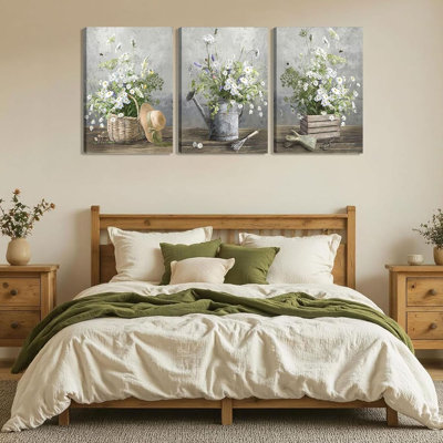 3 Piece Wrapped Canvas Wall Art