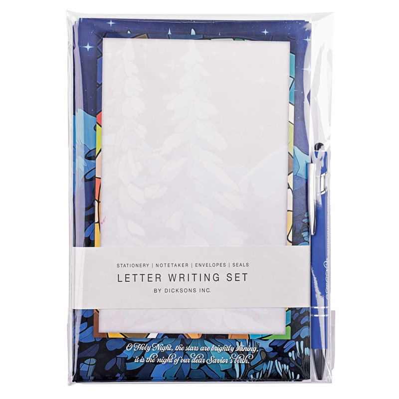 Journal Stationery Set Blue O Holy Night