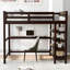 Lit mezzanine pleine grandeur. Comprend un bureau sous le lit. Construire sous et rangement.-121020294-121020292