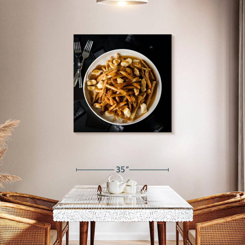 Yarlin Poutine Plate, 36'' H x 36'' W