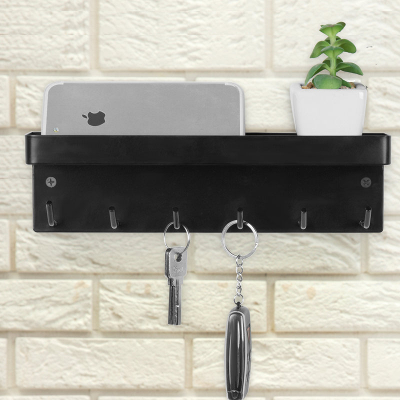 Aimie-Jai Wall Key/Mail/Storage Organiser with Key Hooks/Mail Storage