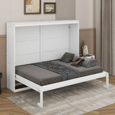 Lit escamotable double pleine grandeur