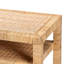 Console en rotin et bois d'acacia